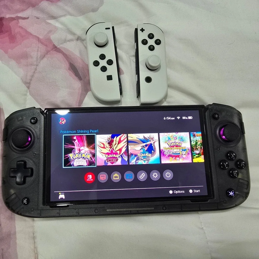 Nintendo Switch OLED Gaming Console White 1TB plenty of games